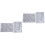 4Pièces Supports De Design En Gris Pour Bracelets 4