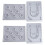 4Pièces Supports De Design En Gris Pour Bracelets 5