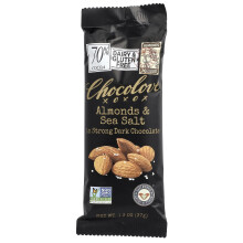 Chocolove, Mandeln & Meer Salz in Starkem Dunklem Schokoladen, 70% Kakao, 1,3 oz (37 g)