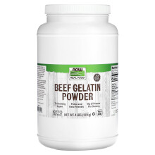 NOW Foods, Real Food, Rundvlees Gelatinepoeder, 4 lbs (1,814 g)