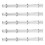 15Pcs Silver Metal Ring Binder 4-Hole for School and Document Filing 1