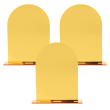 6Pcs Golden Acrylic Wedding Table Card Holders for DIY Seating Signs