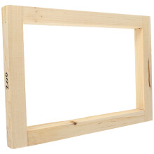 2Pcs Durable Wooden Screen Printing Frames Chocolate Color for DIY Use