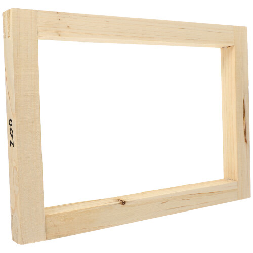2Pcs Durable Wooden Screen Printing Frames Chocolate Color for DIY Use