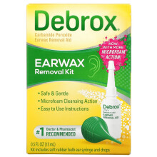 Debrox, Kit voor Oorwaxverwijdering, 0,5 fl oz (15 ml)