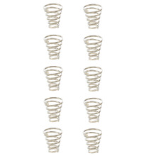 20Pcs Durable Stainless Steel Bike Quick Release Skewer Springs Silver