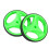 2Sets Durable Light Bike Training Wheels Flashing Auxiliary 1