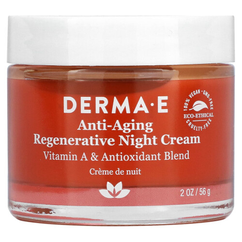 DERMA E, Αντι-Γήρανση Αναγεννητική Νύχτα Κρέμα, 2 oz (56 g)