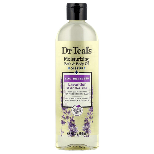 Dr. Teal's, Υδροκίνηση Βάπτισης & Σώματος Οϊλ, Λεβάντε, 8,8 fl oz (260 ml)