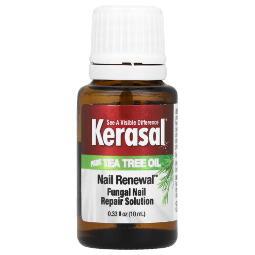 Kerasal, Ανανέωση Νυχιών, Plus Τσάι Τριών Δέντρων, 0.33 fl oz (10 ml)