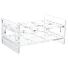 3Pcs Transparent Acrylic Organizer Bar Cup Holder