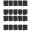 20Pièces Kraft Noir Papier Alimentaire Pour Snacks Café 5
