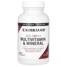 Kirkman Labs, Barnmultivitamin & Mineral, 120 kapslar