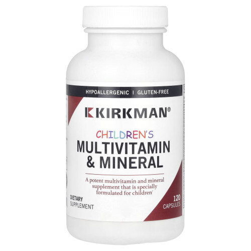 Kirkman Labs, Πολυβιταμίνη & Μinerals Παιδική, 120 Φιαλίδια