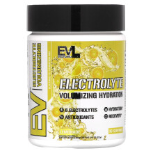 EVLution Nutrition, Hidratação Volumizante de Eletrólitos, Limonada, 3.91 oz (111 g)