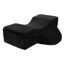 2Pcs Professional Memory Foam Lash Pillows Black U-Shaped Neck Pillow