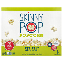 SkinnyPop, Popcorn, Merisalaatti, 6 Pakkaa, 2.8 oz (79 g) Kunkit