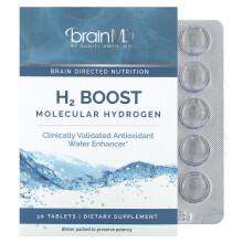 BrainMD, H2 Boost Molekularwasserstoff, 30 Tabletten