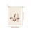 Easter bunny drawstring gift bag cotton-linen 1 piece 7