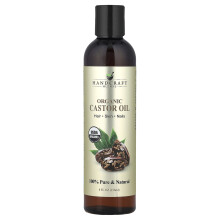 Handcraft Blends, Ręcznie robione Blends, Organic Castor Oil, 8 fl oz (236 ml)