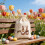Easter bunny drawstring gift bag cotton-linen 1 piece 4