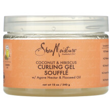 SheaMoisture, Kurkkausgeeli Souffle, Kookos & Hibiskus, 12 oz (340 g)