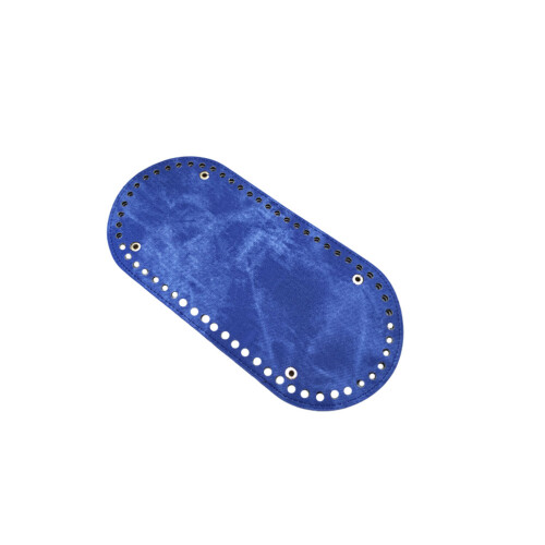 2Pcs Blue Handbag Bottom Shaper with Rivets Denim Cloth Purse Insert