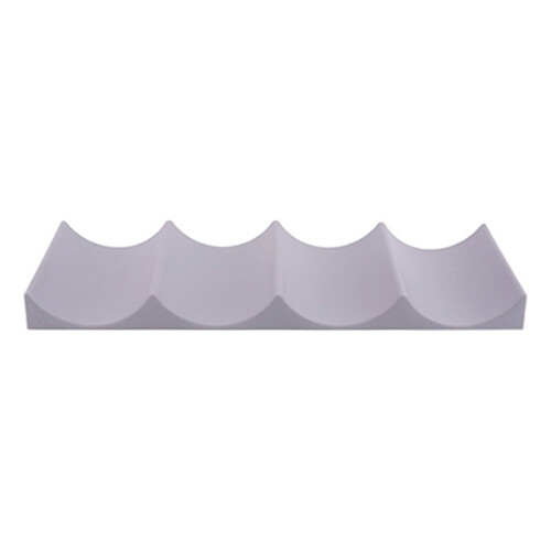 11.54in Plastic Wine Rack - Stackable & Stable for Home & Kitchen Storage Dark Gray 1