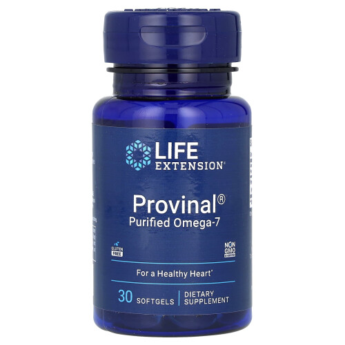 Life Extension, Provinal Purificada Omega-7, 30 Softgéis