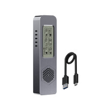 M.2 Hard Drive Case NVME/ENGFF Dual Protocol Solid-State Mobile Hard Drive Case Intelligent Digital Health Detection A