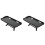 2Pièces Rack Rangement Écran TV Noir Pratique Outils 3