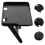 2Pièces Rack Rangement Écran TV Noir Pratique Outils 9