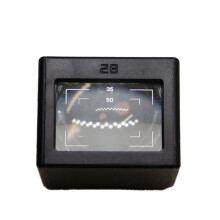 Viseur Plat à Bague Optique 28 mm 35/50 Lignes de Cadrage Repose-Pied Réglable Décalage Mode de Mise au Point Panoramique Miroir Gauche-Droite