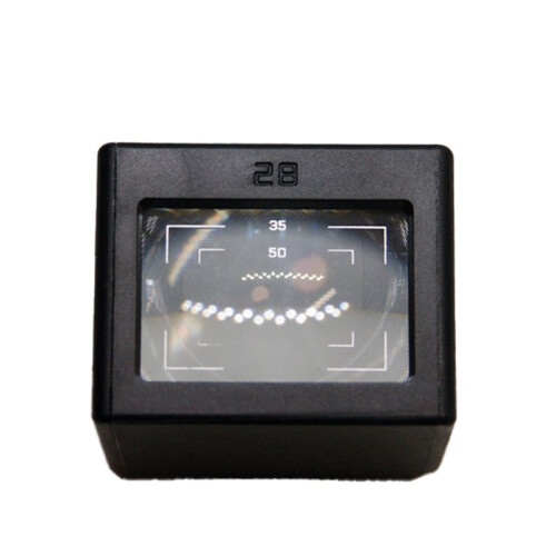 Optical Waist Flat Viewfinder 28mm 35/50 Frame Lines Adjustable Footrest Offset Pan Focus Mode Left-Right Mirrored