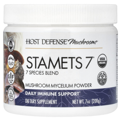 Host Defense Mushrooms, STAMETS 7, 7 Είδη Μύκητα, 7 oz (200 g)