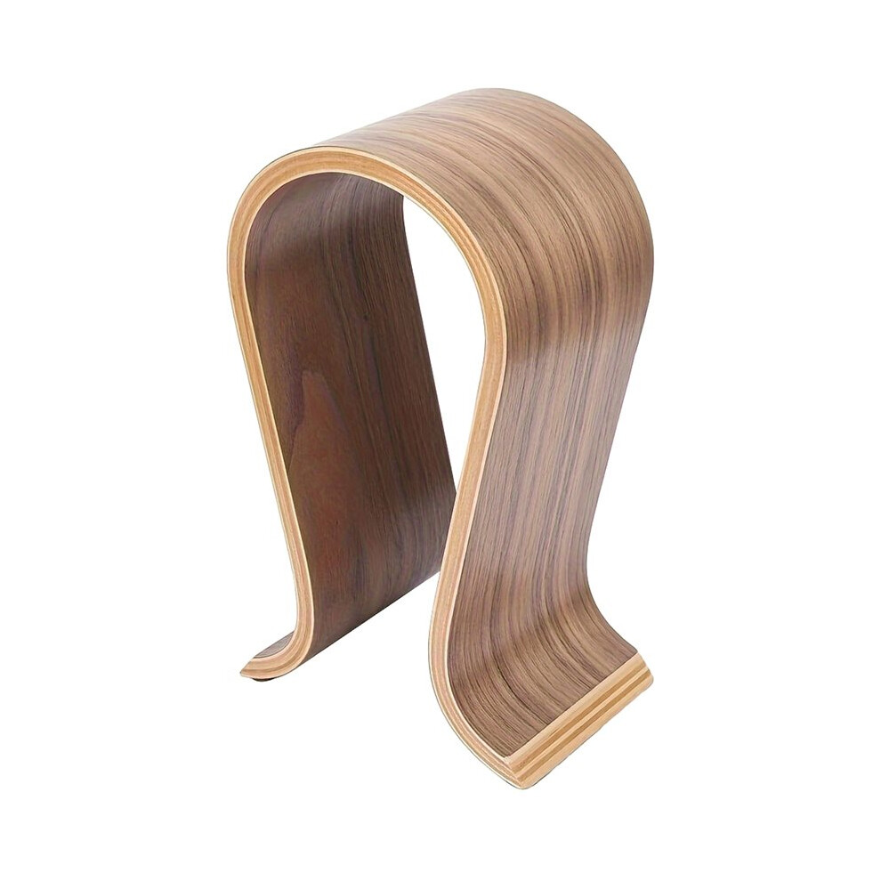 U-Shaped Wooden Headphone Stand, Desktop Headphone Display Stand, Suitable For Almost All Headphones. 4712203244902