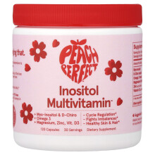 Peach Perfect, Inositol Multivitamin, 120 Capsules