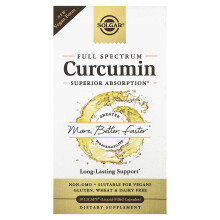 Solgar, Vol spectrum Curcuminoogjes, 30 LiKaps