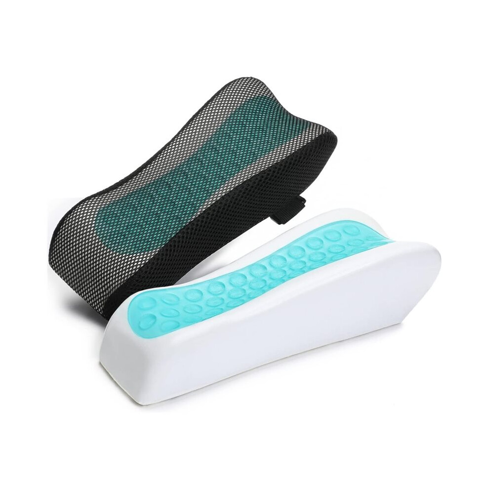 Chair Ergonomic Armrest Cooling Gel Pads Elbow Pillow Pressure Relief Office Chair Gaming Chair Armrest With Memory Foam Tauoh