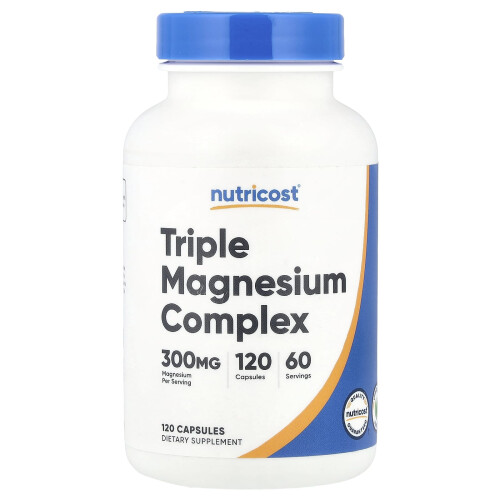 Νουτρίκοστ, Triple Magnesium Complex, 120 Φιάλες (150 mg ανά Φιάλα)