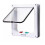 4-Way Locking Cat Flap Door - ABS Plastic Safety Gate for Small Pets(XL) 1