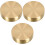 3Pièces Poids Papier Dorés Pour Peinture, 4