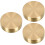 3Pièces Poids Papier Dorés Pour Peinture, 7
