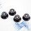 FRCOLOR4PCS/Sæt Potentiometerknap Volumen Elguitarknapper Sort 6