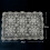 AUQ Handmade Crochet,Tablecloth Cotton Lace Rectangular Table Placemat Sofa Doilies15.75x23.62" Beige 6