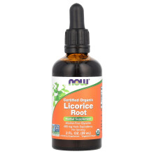 NOW Foods, Gecertificeerd Biologische Licorice Wortel, 2 fl oz (59 ml)