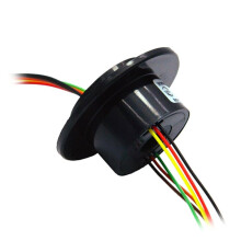 Bague Collectrice Creuse Ă -Trou de 10 mm, 6 Canaux, 2 A, Conductrice, Connecteur Rotatif, 240 V CC/CA