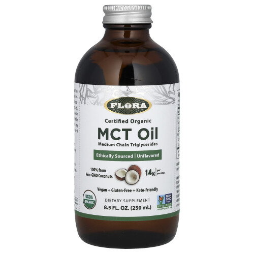 Flora, Εγκεκριμένη Οργανική Λιπίδιο MCT, 8.5 fl oz (250 ml)