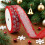 Weihnachtsschneeflockenband, 450 cm x 2,5 cm, rot, Polyester 5