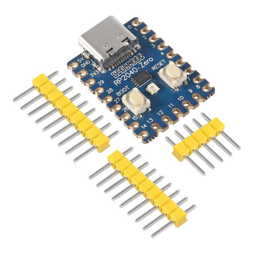 6Pack RP2040-Zero Microcontroller Board Based  Development Boards Equipped with Dual Core Processor
